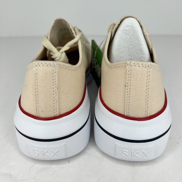 Skechers Womens 185073 Ivory Court Classics Cordova Low Top Size 7 Sneakers - Picture 6 of 10